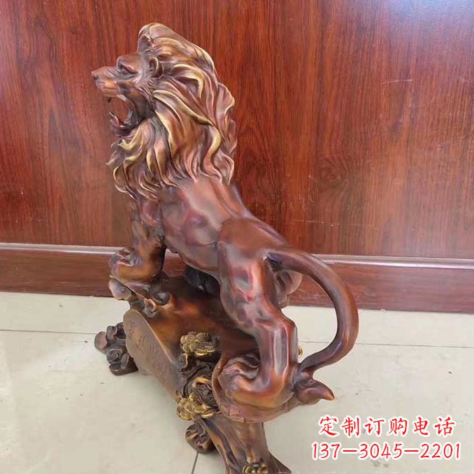 沧州铜雕狮子动物雕塑摆件