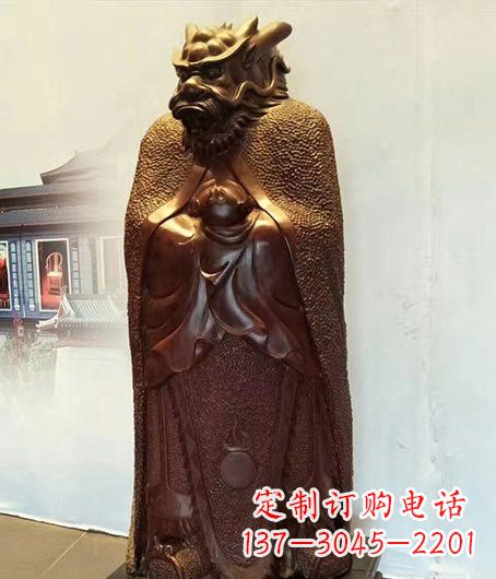 沧州铜雕兽首人身十二生肖