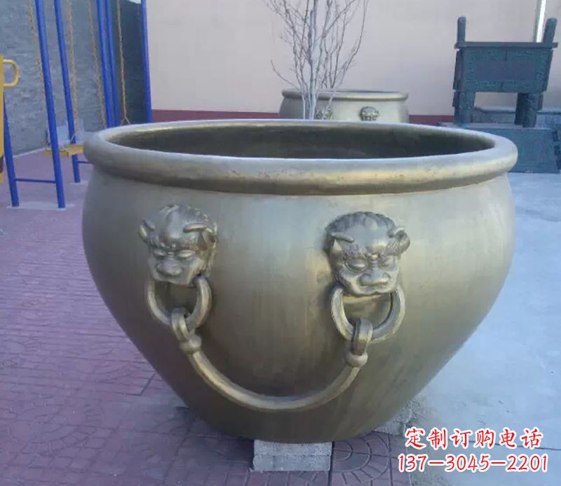 沧州铜雕水缸