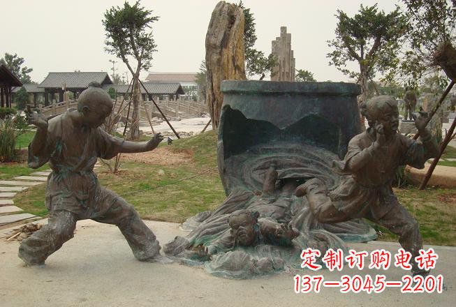 沧州铜雕司马光砸缸