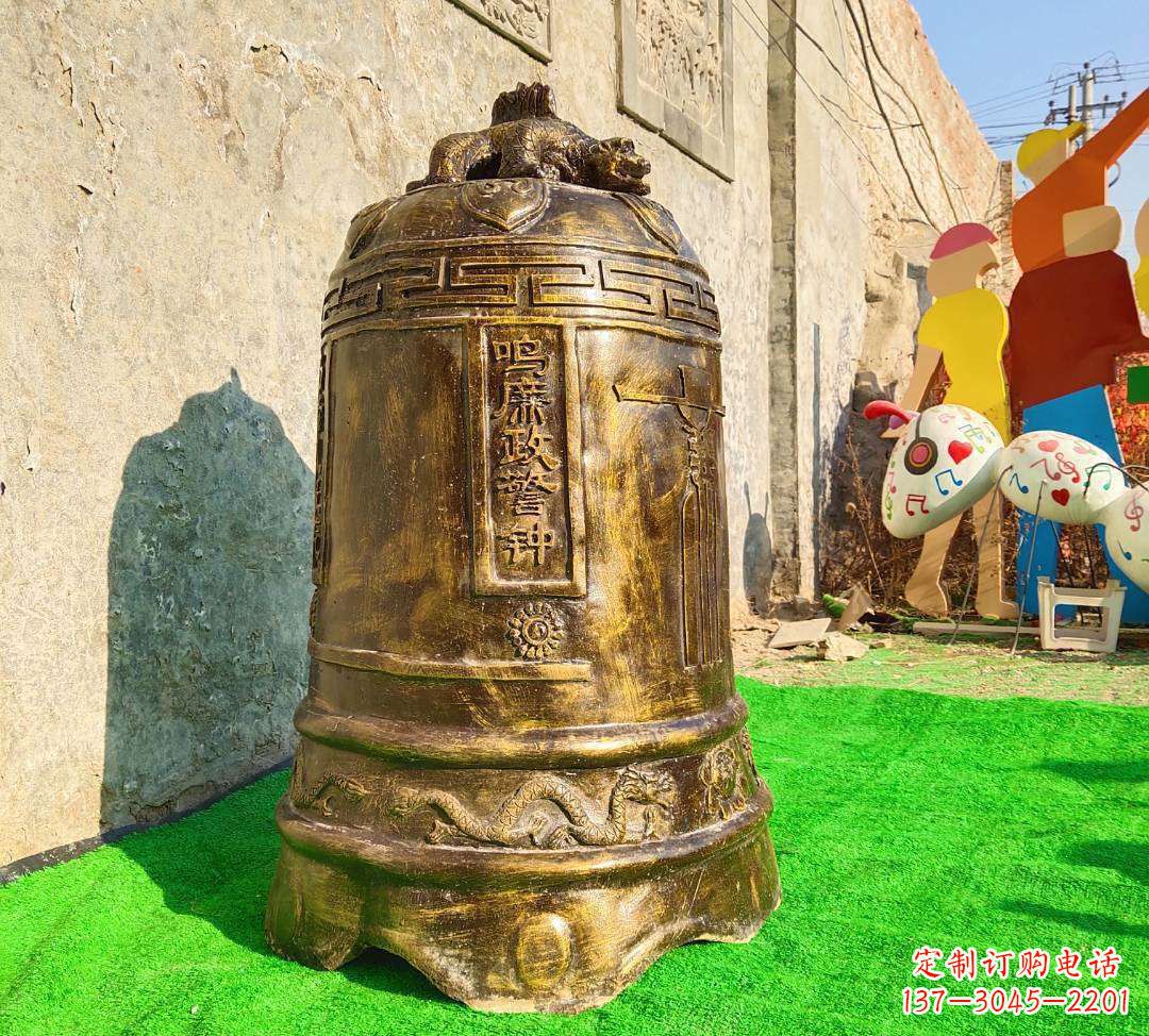 沧州铜雕寺庙警钟雕塑摆件