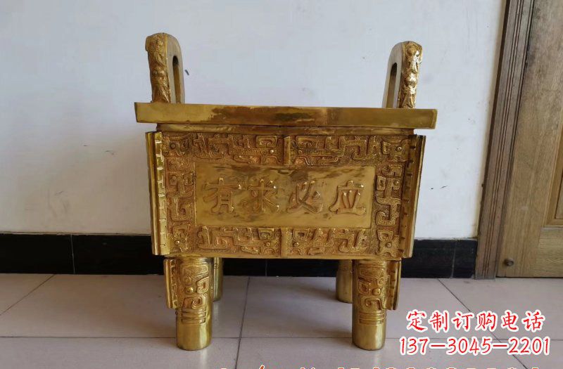 沧州铜雕香炉雕塑