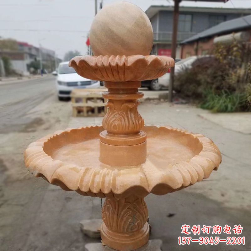 沧州晚霞红风水球