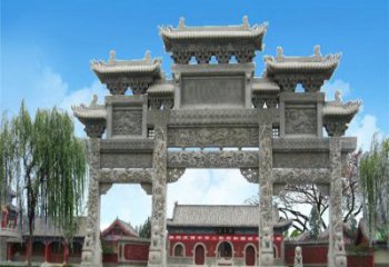 沧州石牌坊效果图