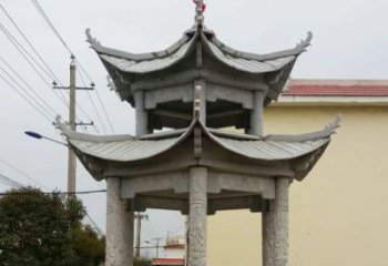 沧州双层仿古凉亭石雕 (2)