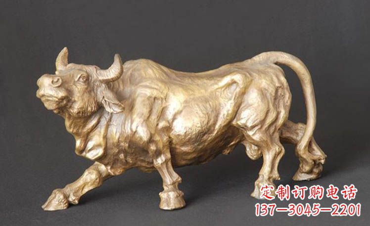 沧州西班牙斗牛-鎏金牛