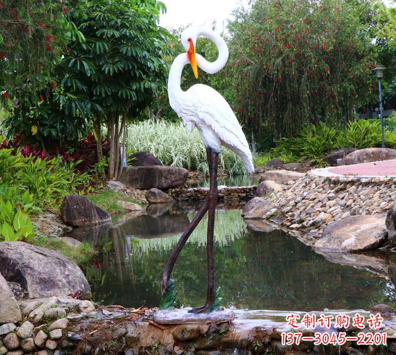 沧州仙鹤雕塑摆件