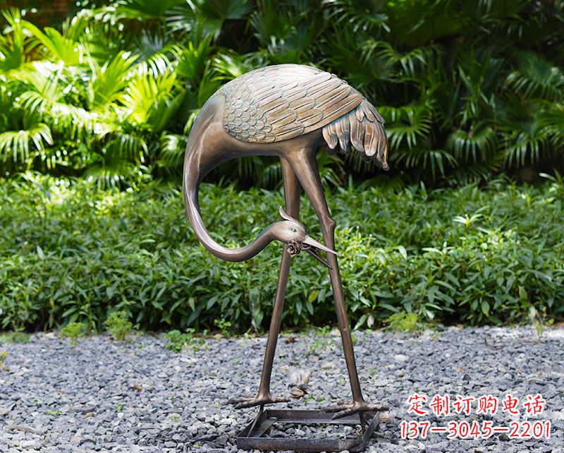 沧州仙鹤雕塑喷泉