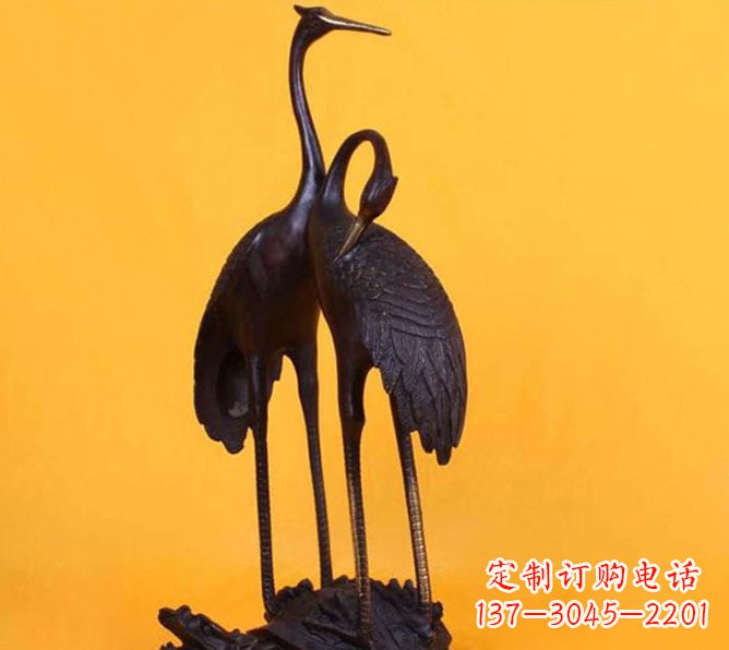 沧州仙鹤雕塑铜