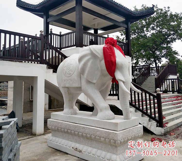 沧州小孩大象石雕