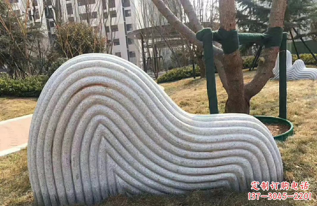 沧州小区大理石纹理假山雕塑