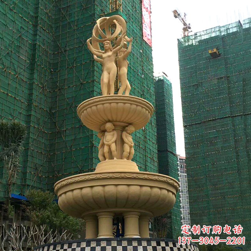 沧州小区大型欧式人物景观喷泉