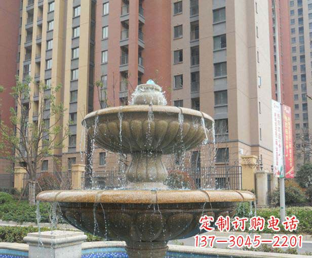 沧州小区景观大理石喷泉石雕