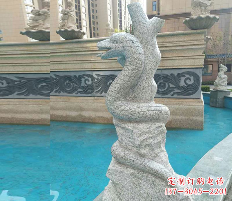 沧州小区十二生肖雕塑动物石雕