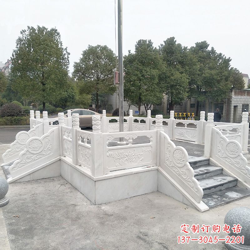 沧州校园广场石雕升旗台