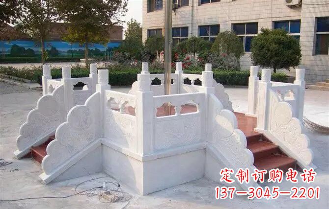 沧州校园汉白玉升旗台