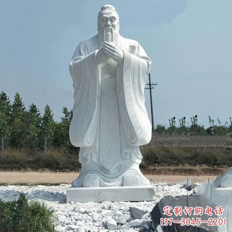沧州校园孔子人物雕像