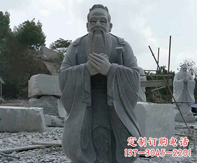 沧州校园孔子人物石雕