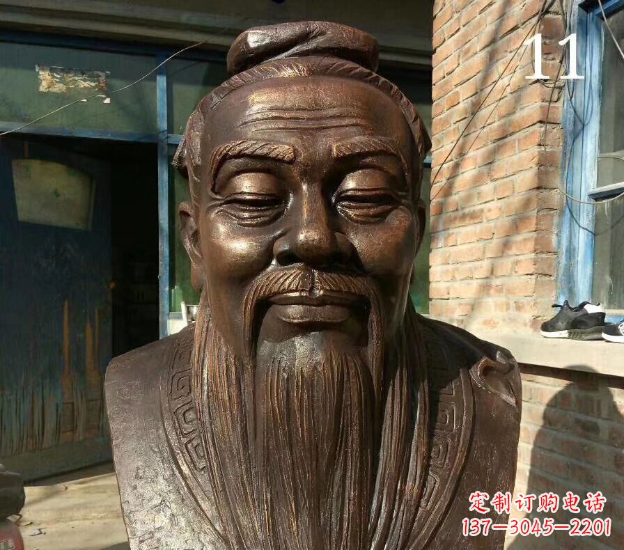 沧州校园名人铜雕 人物雕塑