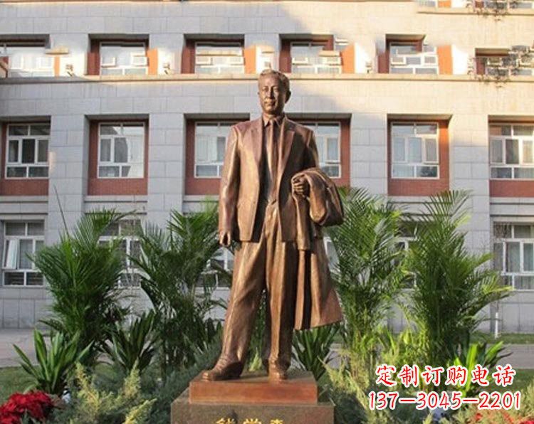 沧州校园钱学森铜雕