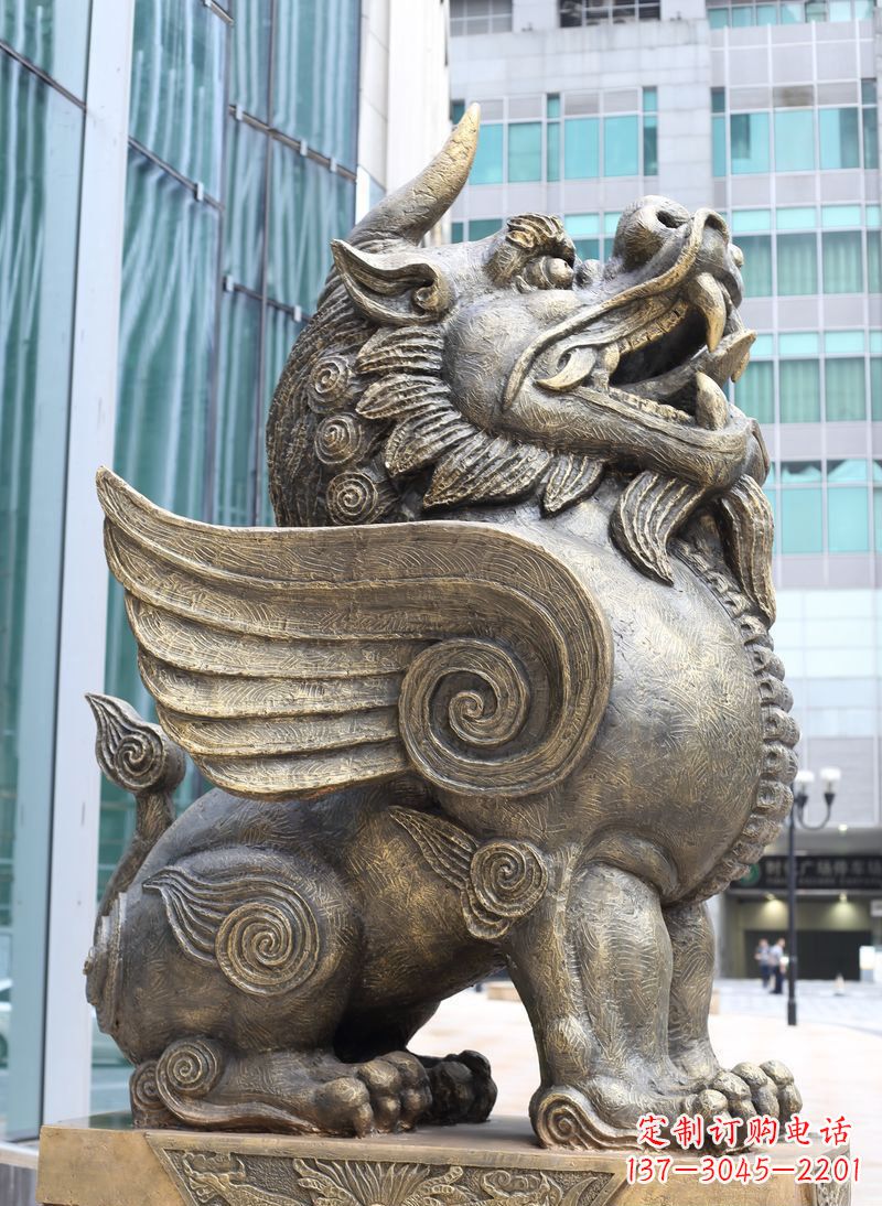 沧州獬豸古代神兽铜雕