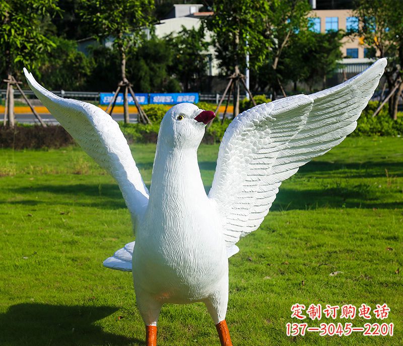 沧州新县和平鸽雕塑