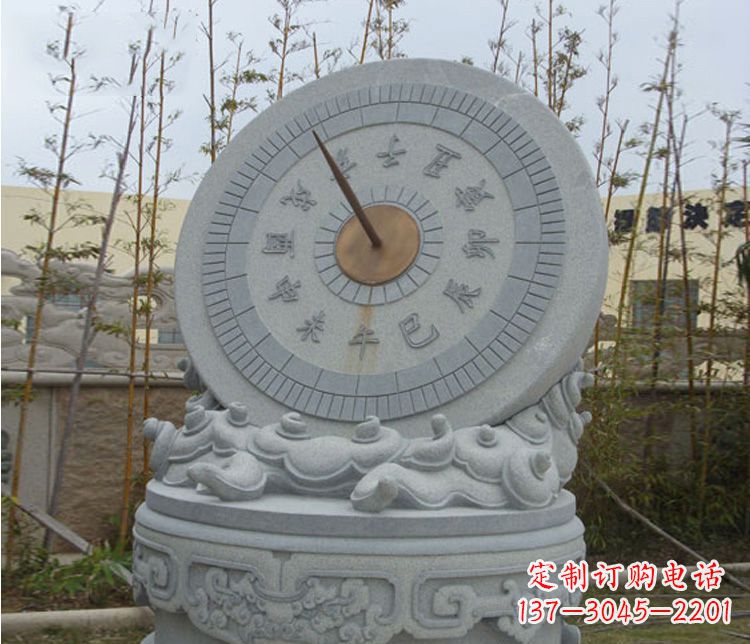 沧州学校大理石日晷石雕 (5)