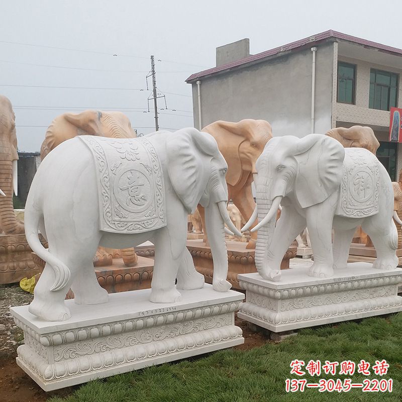 沧州学校石雕大象