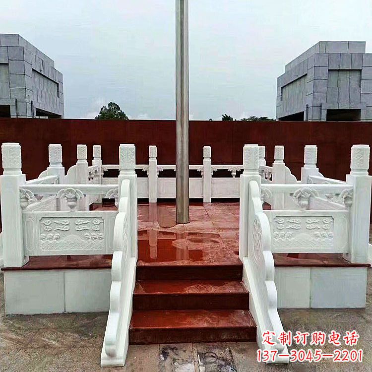 沧州学校石雕升旗台