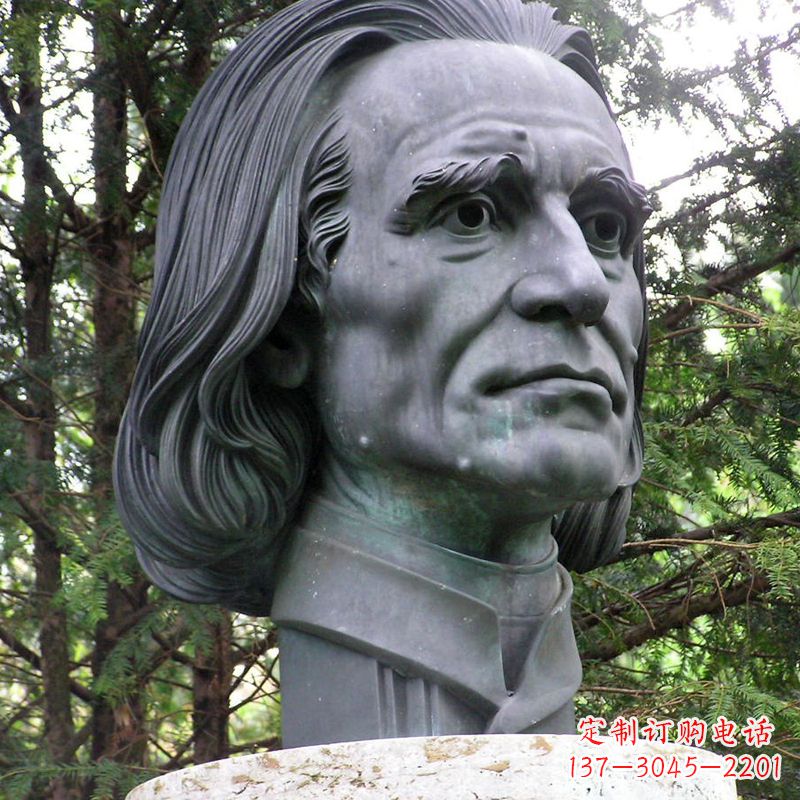 沧州英国著名外科医生利斯特铜雕头像雕塑