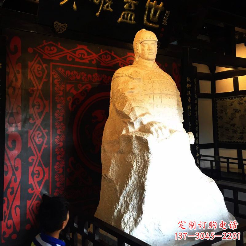 沧州英雄盖世楚霸王石雕像