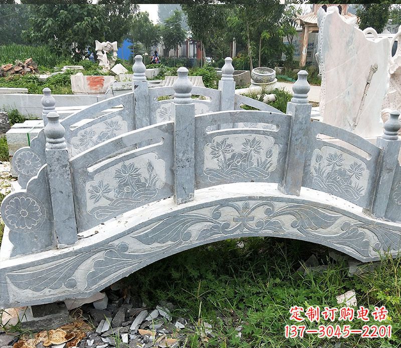 沧州园林仿古石拱桥景观石雕 (3)