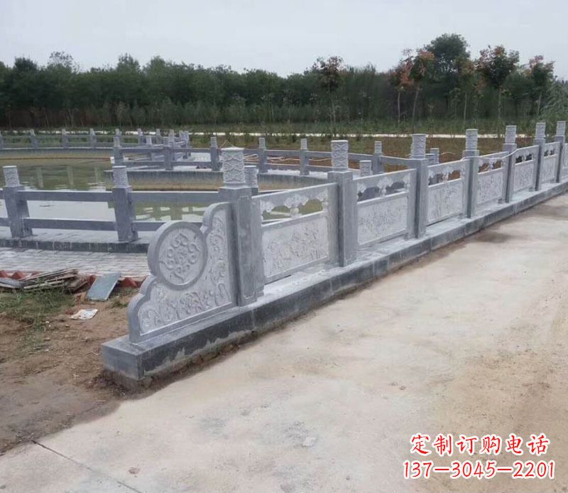 沧州园林仿古石栏板景观石雕 (11)