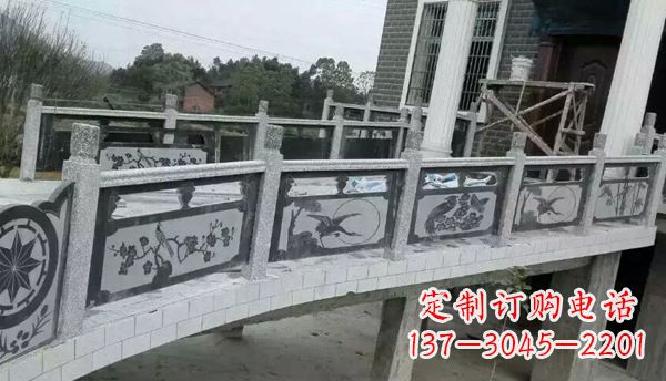 沧州园林仿古石栏板景观石雕 (10)
