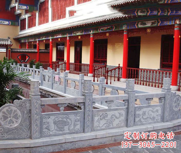 沧州园林仿古石栏板景观石雕 (12)