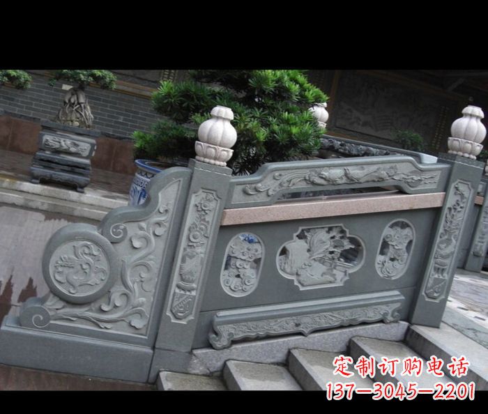 沧州园林景观大理石栏板雕塑 (6)