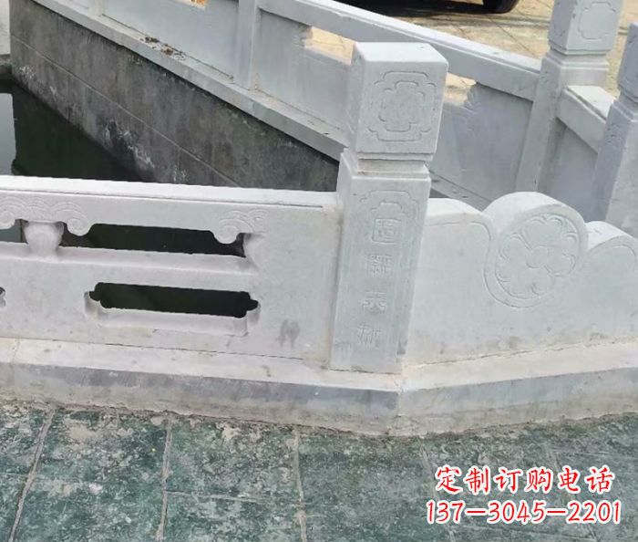 沧州园林景观大理石栏板雕塑 (7)
