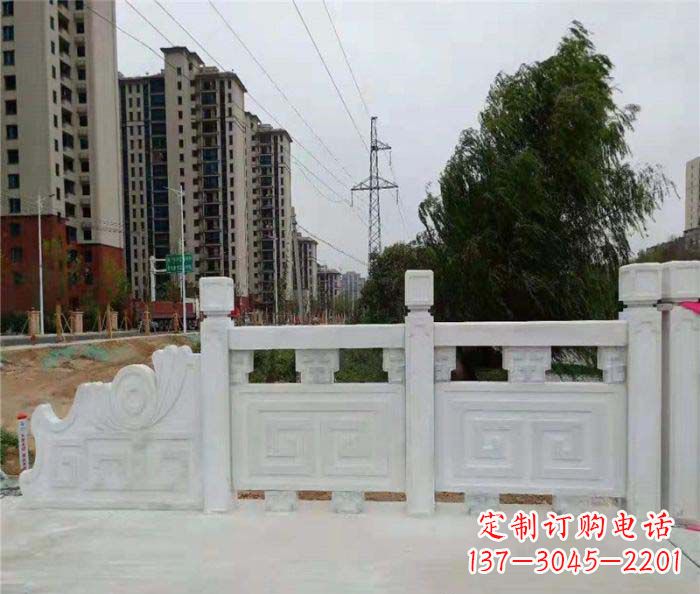 沧州园林景观大理石栏板石雕 (5)