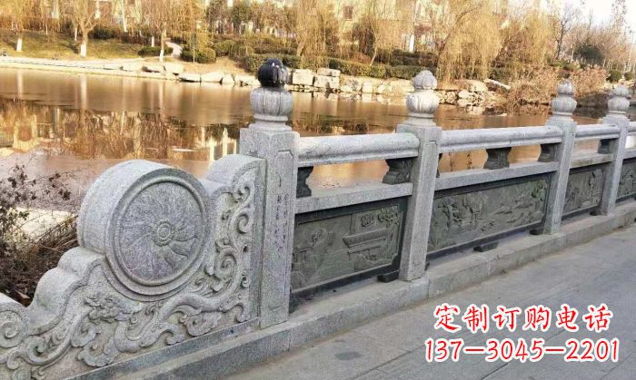 沧州园林景观大理石栏板石雕 (10)