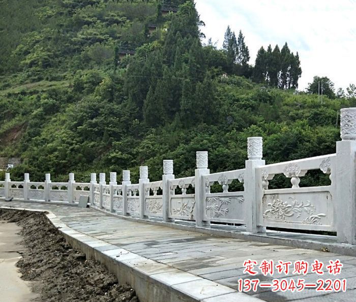 沧州园林景观大理石栏板石雕_2