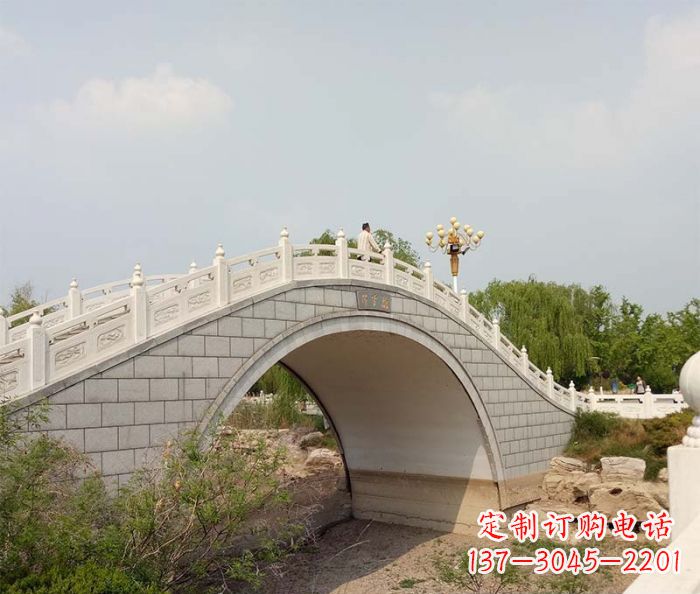沧州园林景观大理石桥栏板石雕 (6)