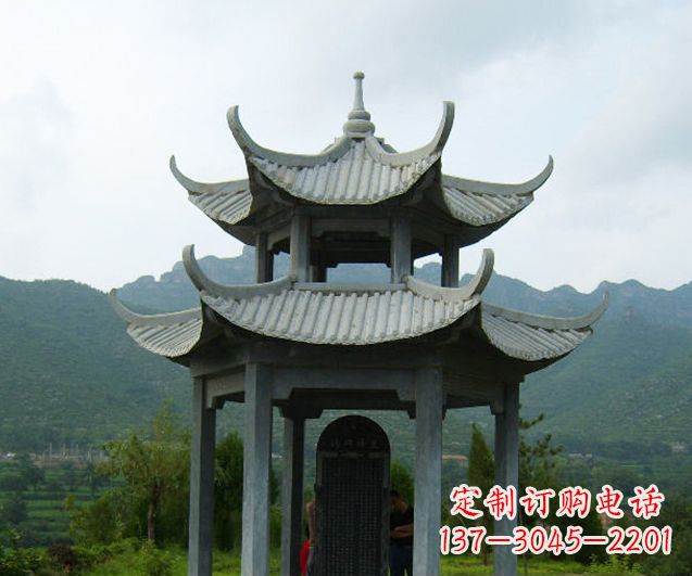 沧州园林景观仿古凉亭石雕
