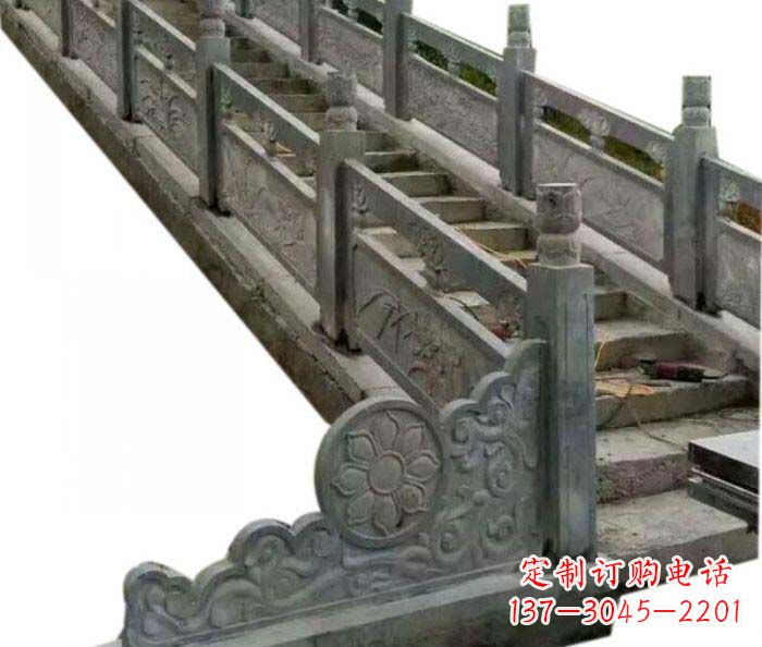 沧州园林景观仿古石雕栏板 (4)
