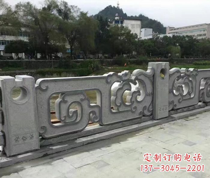 沧州园林景观仿古石雕栏板_1