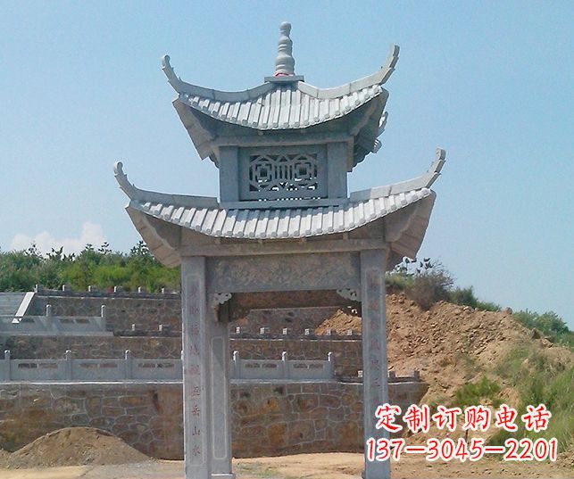 沧州园林景观仿古石雕凉亭