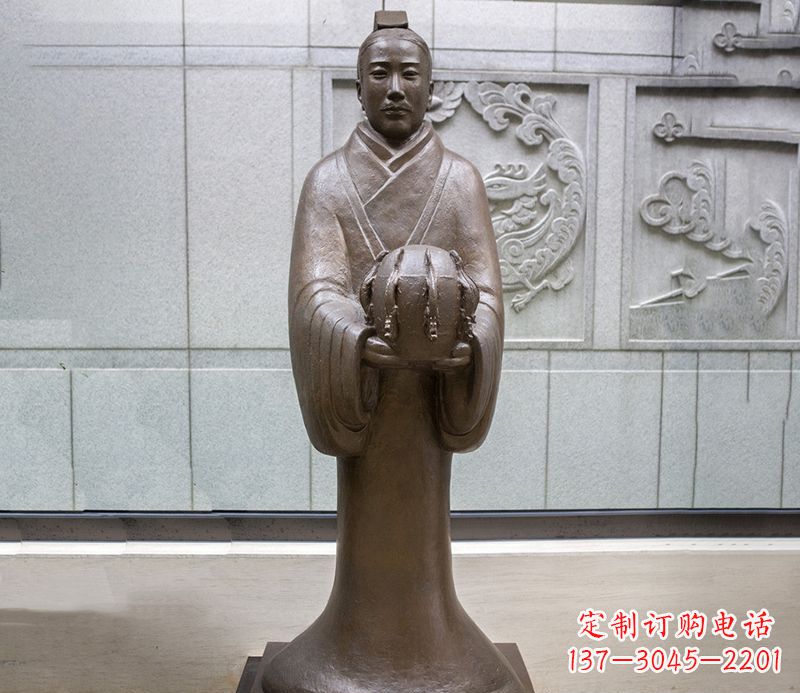 沧州张衡科学家 人物铜雕