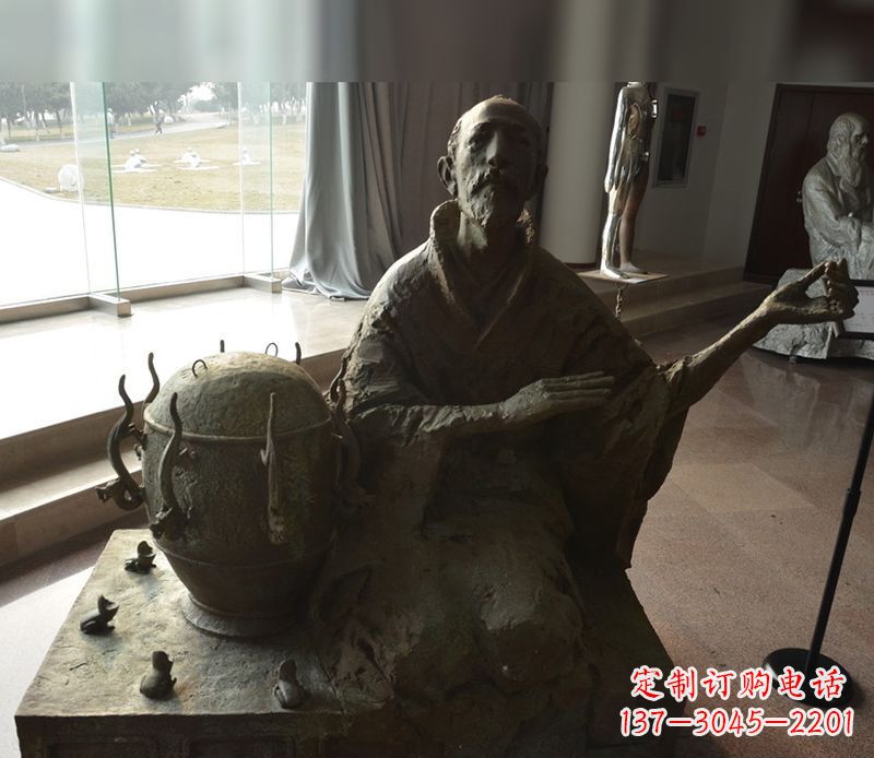 沧州张衡铜雕