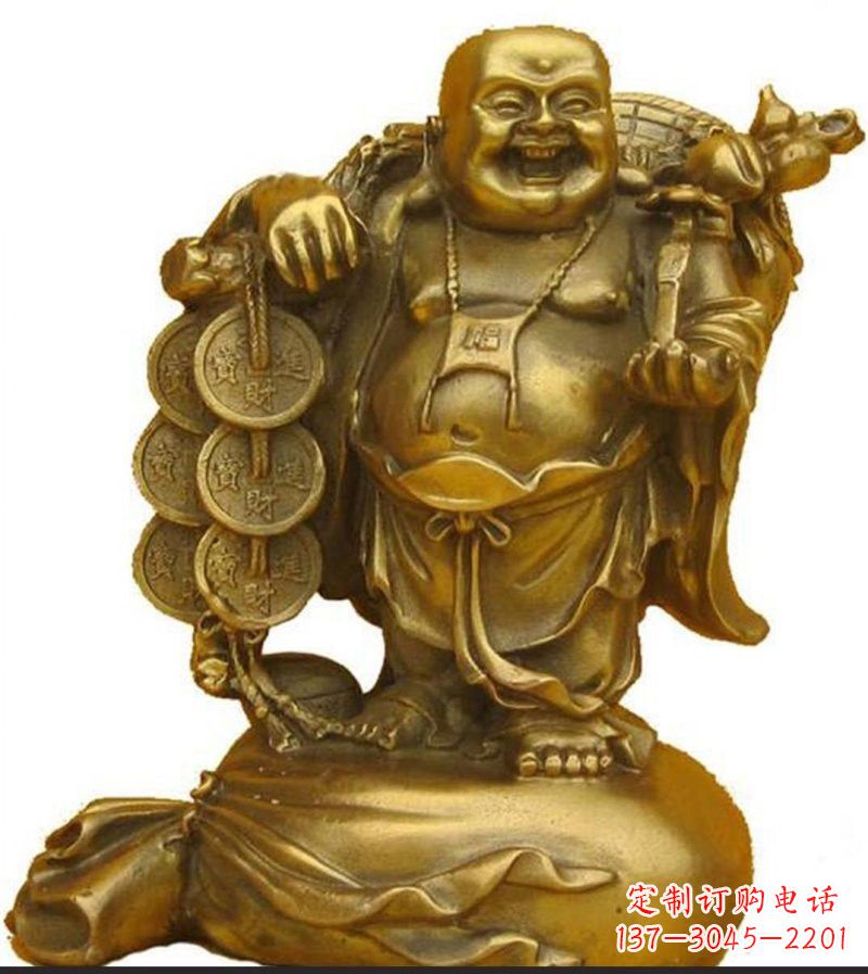 沧州招财弥勒佛铜雕