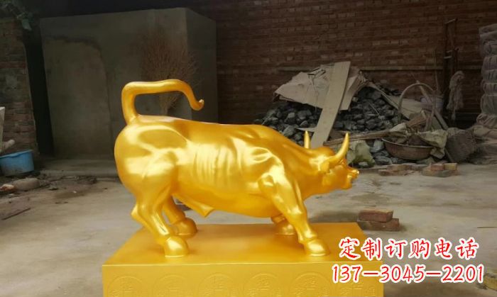 沧州招财铜牛雕塑 (2)