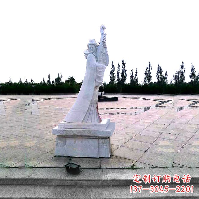 沧州中国古代四大美女之王昭君广场石雕塑